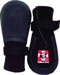 Thera-Paw boots showing top and bottom of product